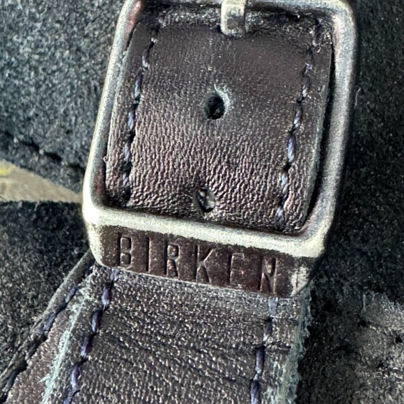 Birkenstock Eaton Blue Suede Clogs,  Size 40 main image 5